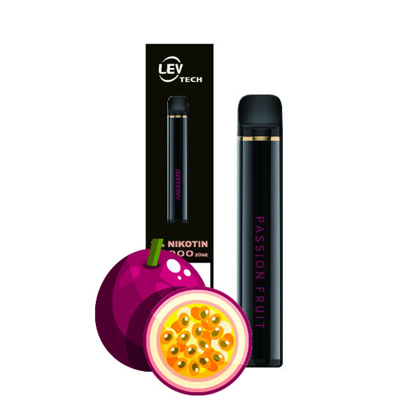 ARTERY ABAR 900  PASSION FRUIT E-Shishas, 20mg Nikotin, Einweg-E-Zigarette, 900 Züge 